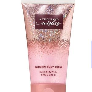 NWT Bath & Body Works A Thousand Wishes Glowing Body Scrub 8oz